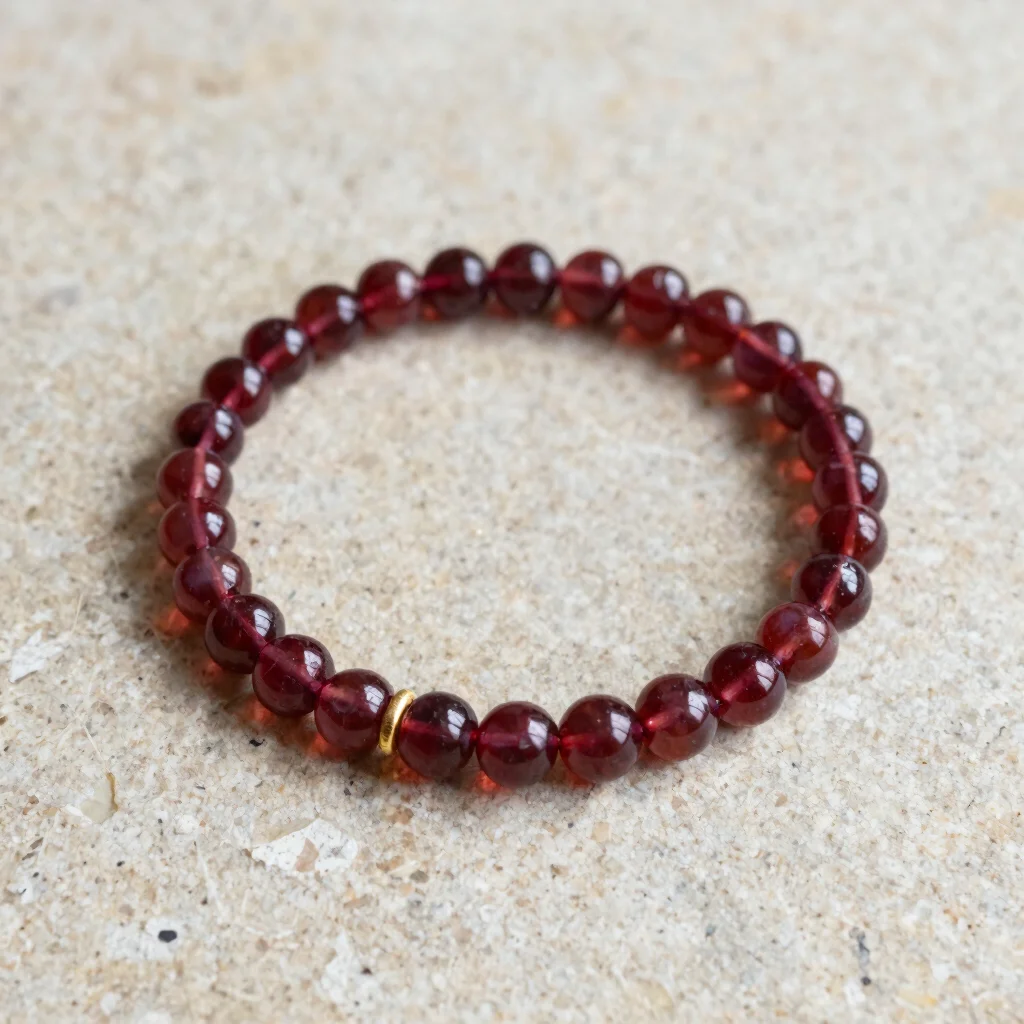 Rooted Garnet Bracelet